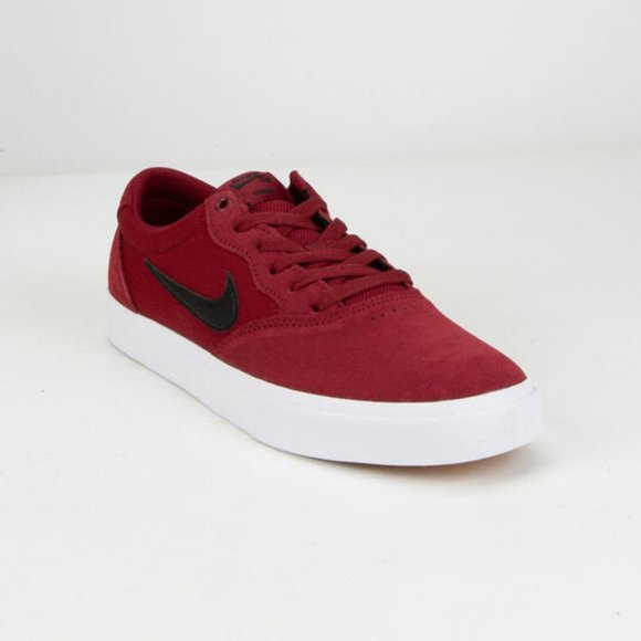 Nike sb chron slr burgundy shoes Clearance